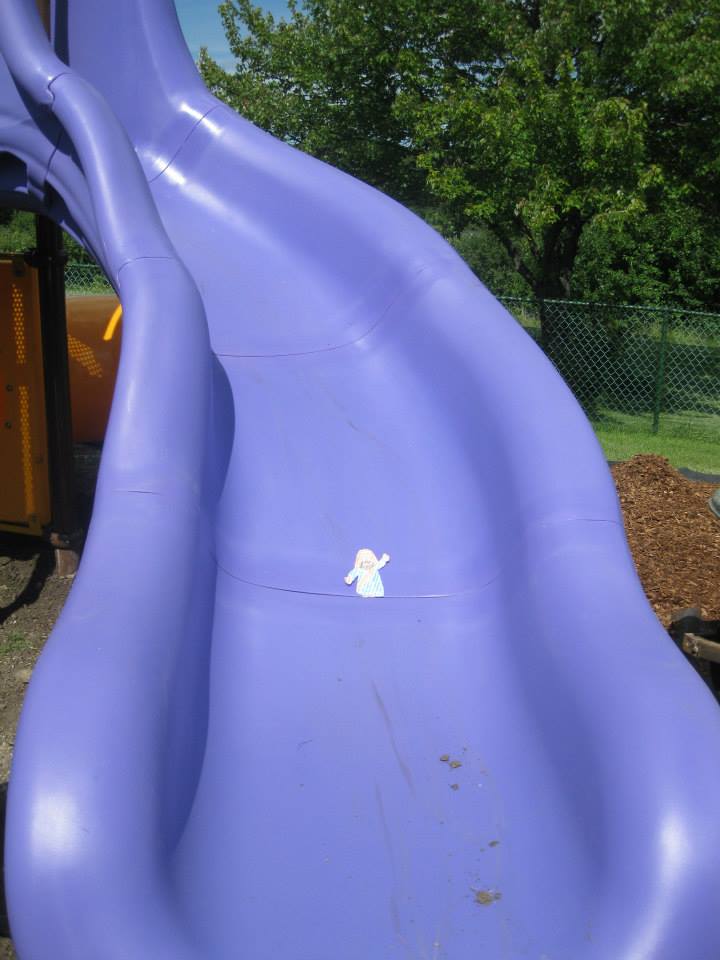 The purple slide